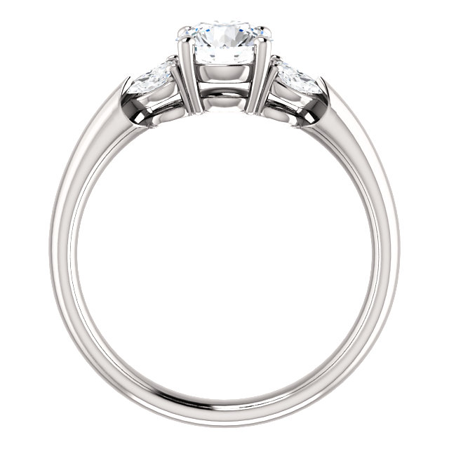 2 Side Marquise Accented Diamond Ring- Anillos de compromiso en Monterrey