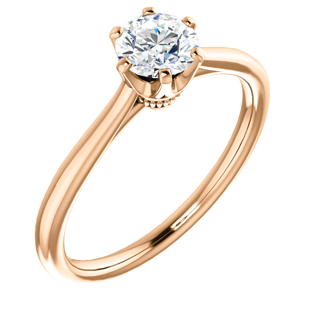 Princess Head Solitaire Diamond Ring- Anillos de compromiso en Monterrey