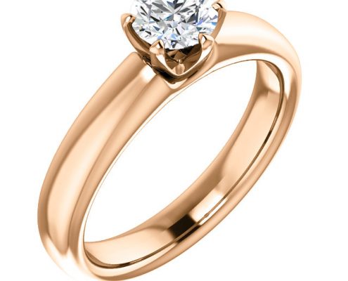 Basic Solitaire Diamond Ring- Anillos de compromiso en Monterrey