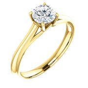 Front Design Solitaire Diamond Ring
- Anillos de compromiso en Monterrey