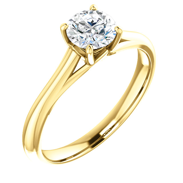 Front Design Solitaire Diamond Ring
- Anillos de compromiso en Monterrey