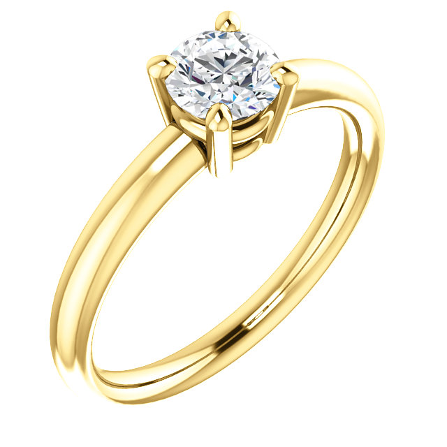 Essential Solitaire Diamond Ring- Anillos de compromiso en Monterrey
